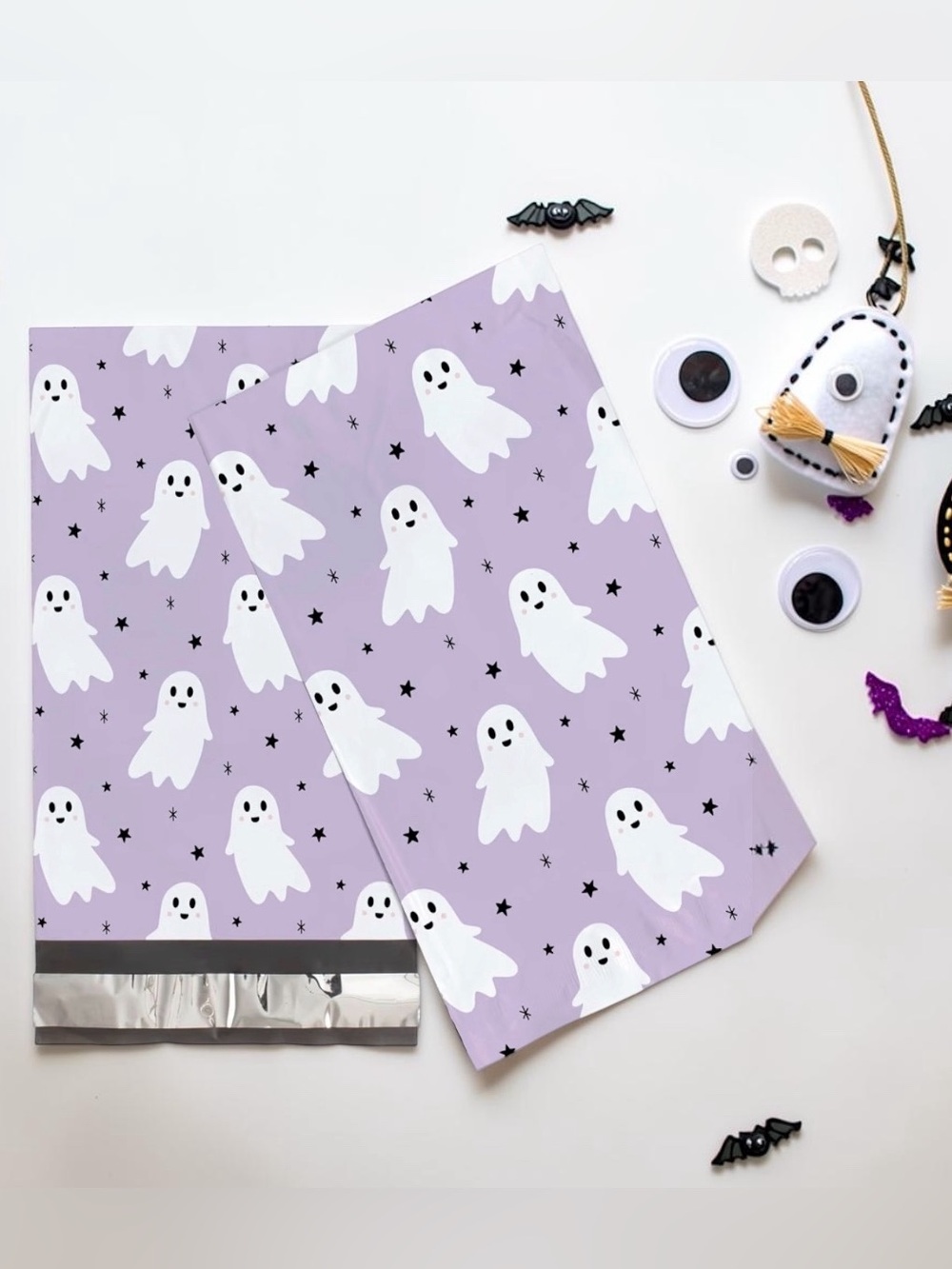 Halloween Ghost Poly Mailers 6”x9” 20ct